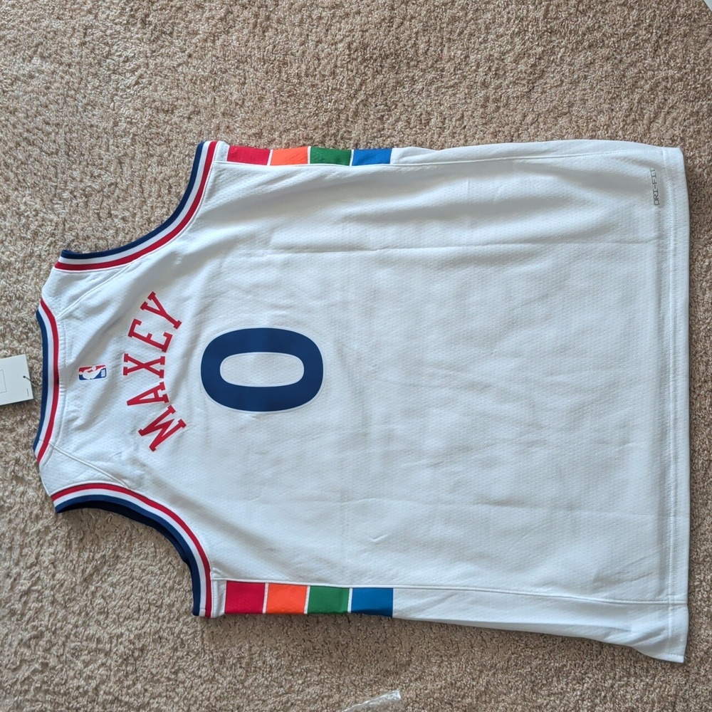 NWT Philadelphia 76ers SIXERS Tyrese Maxey City Edition Basketball 🏀 Jersey